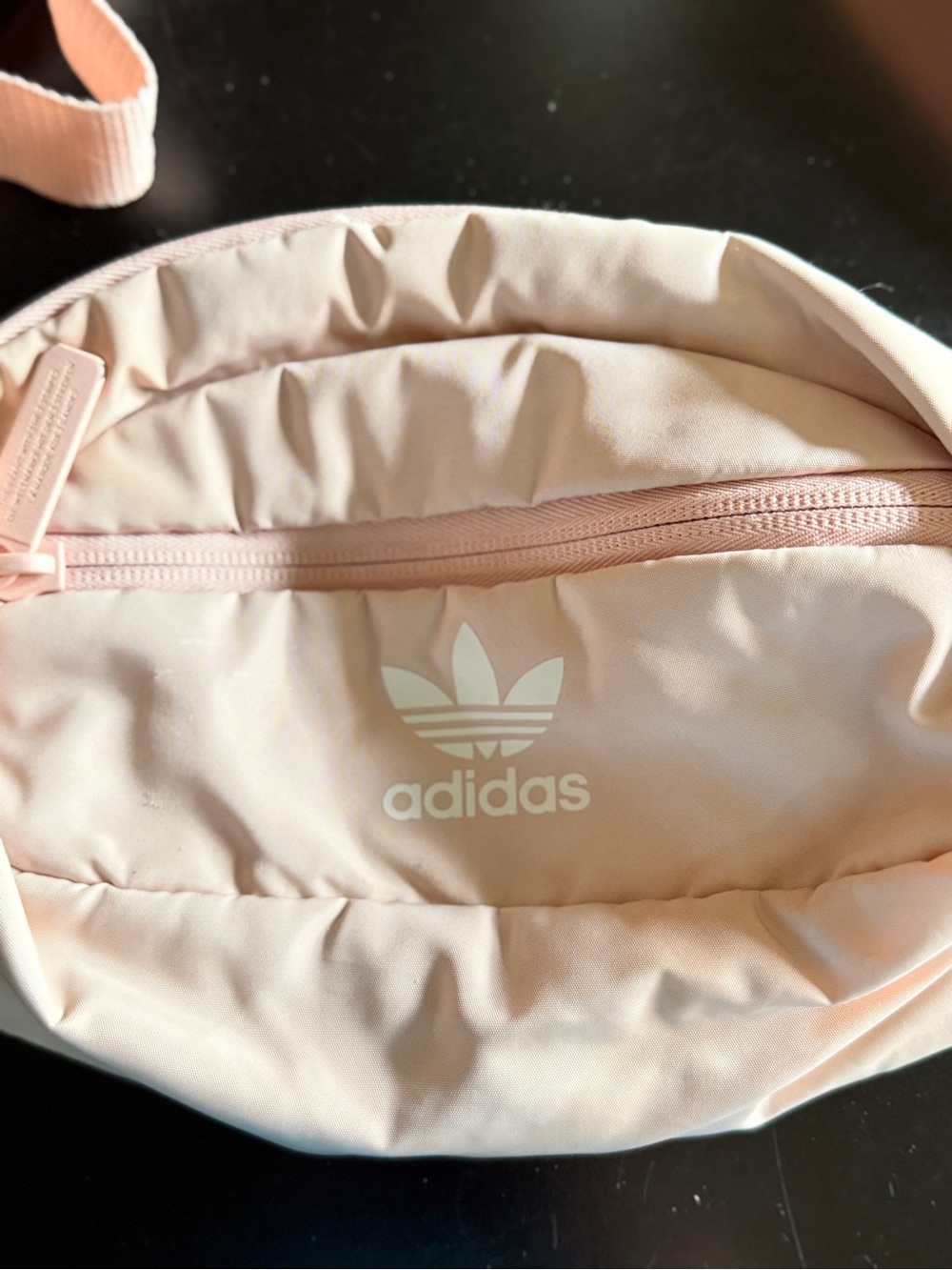 adidas Light Pink Trefoil Crossbody Waist Bag